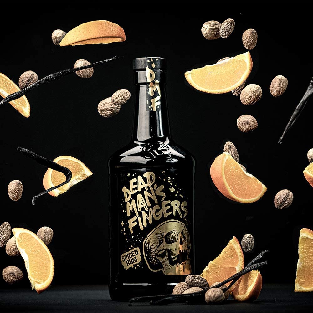 Dead Man's Fingers Coffee Rum 70cl & Spiced Rum, 70cl (Packaging may vary) - Craft & Spiced Rum Box