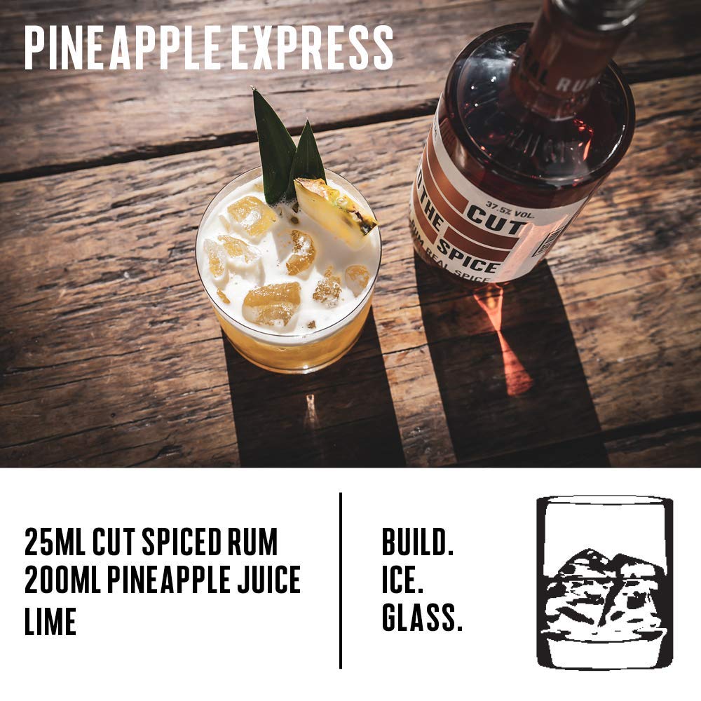 CUT RUM Spiced, 70 cl - Craft & Spiced Rum Box