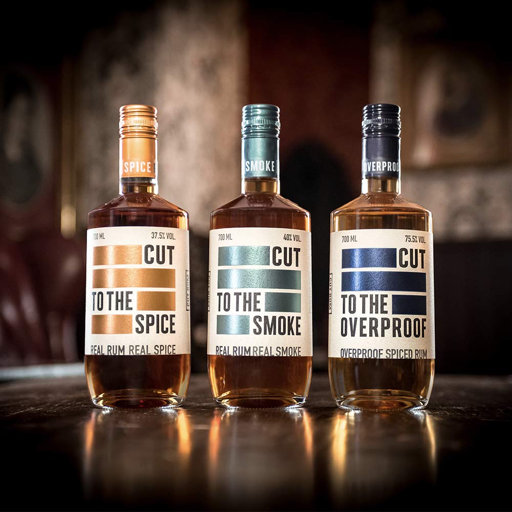 CUT RUM Spiced, 70 cl - Craft & Spiced Rum Box