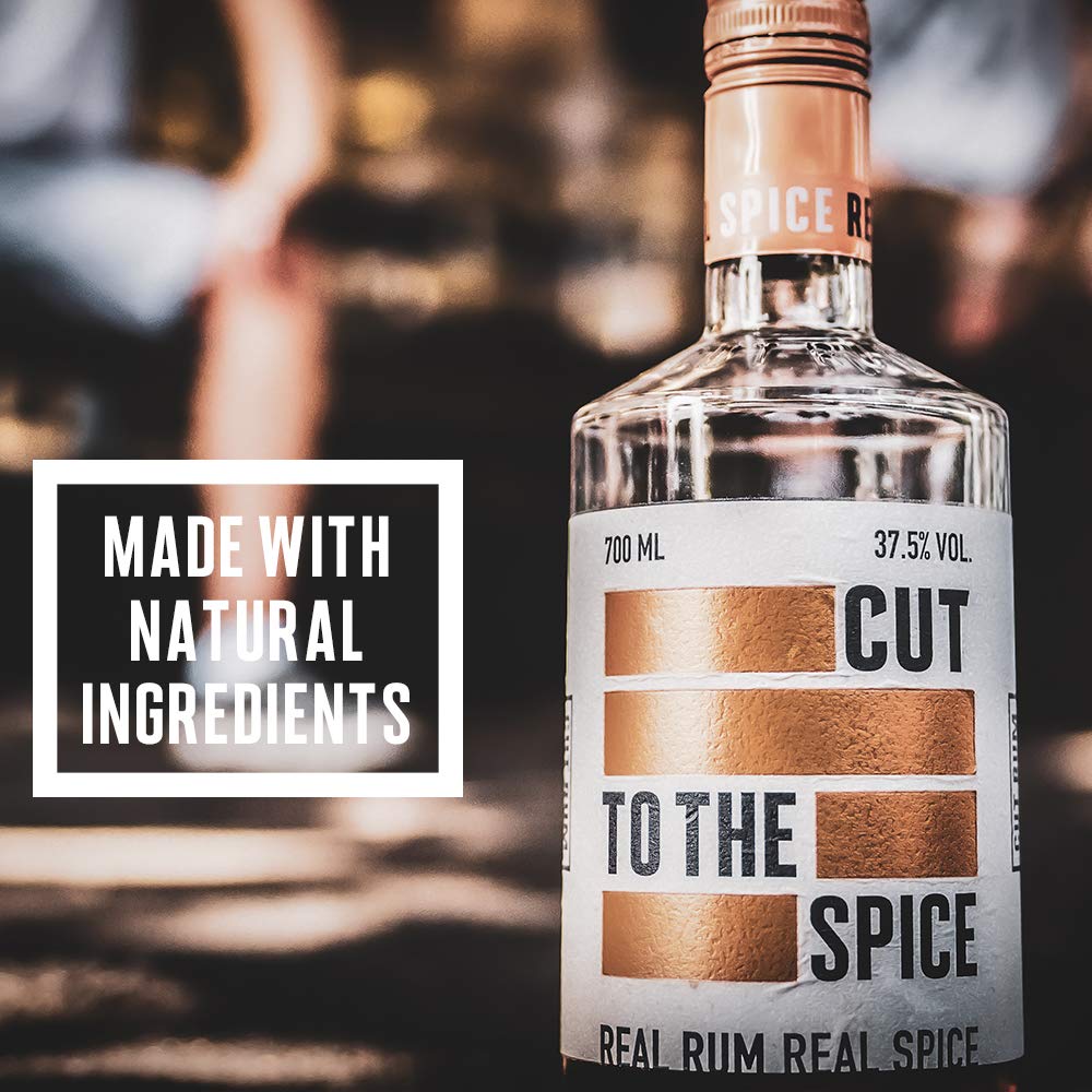 CUT RUM Spiced, 70 cl - Craft & Spiced Rum Box