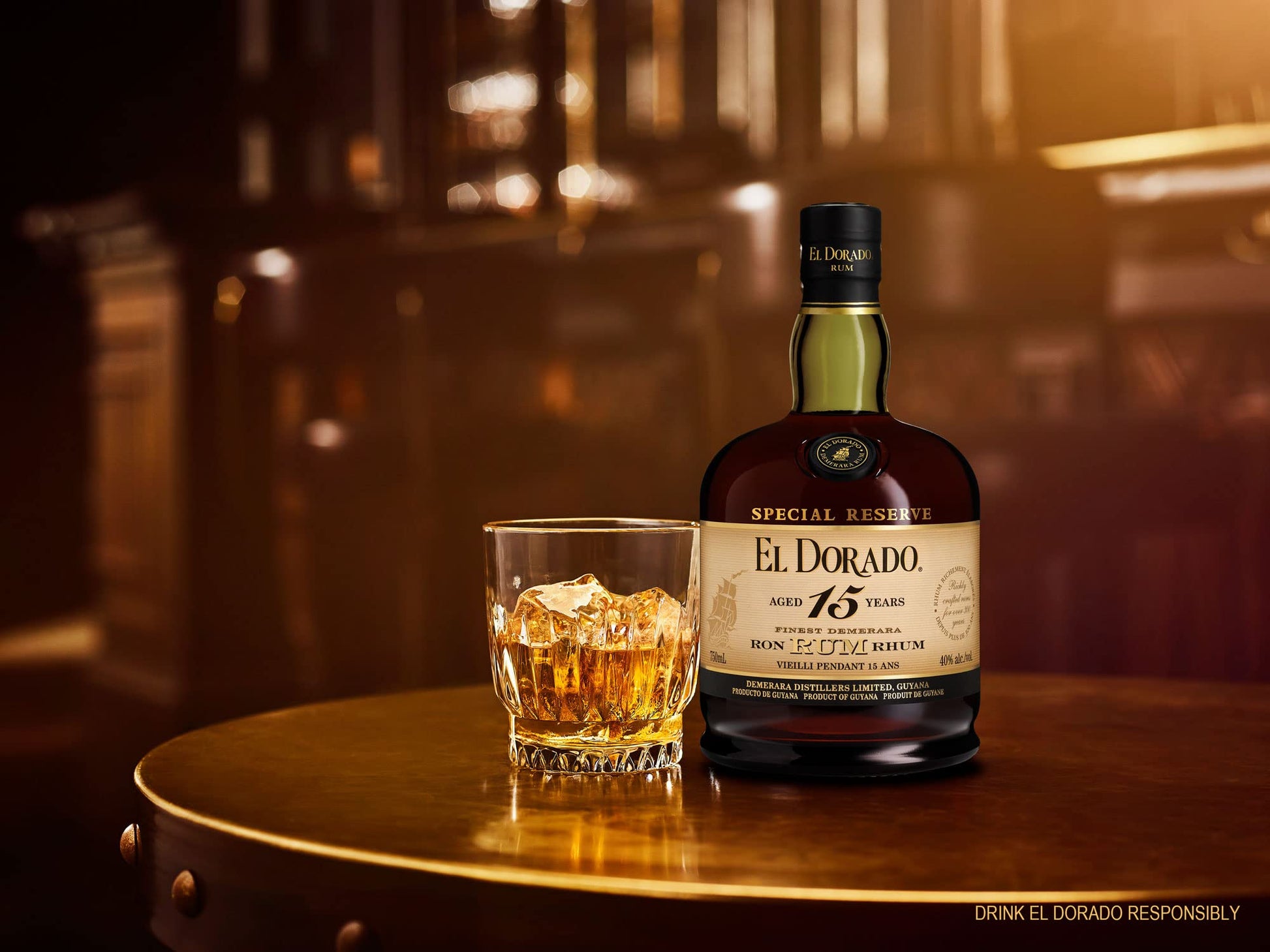 El Dorado Special Reserve 21 year Old Rum, 70 cl - Aged for 2 Years - Flavours of Tropical Fruit and Coffee - Perfect for Sipping & 15 Year Old Special Reserve Rum - Craft & Spiced Rum Box