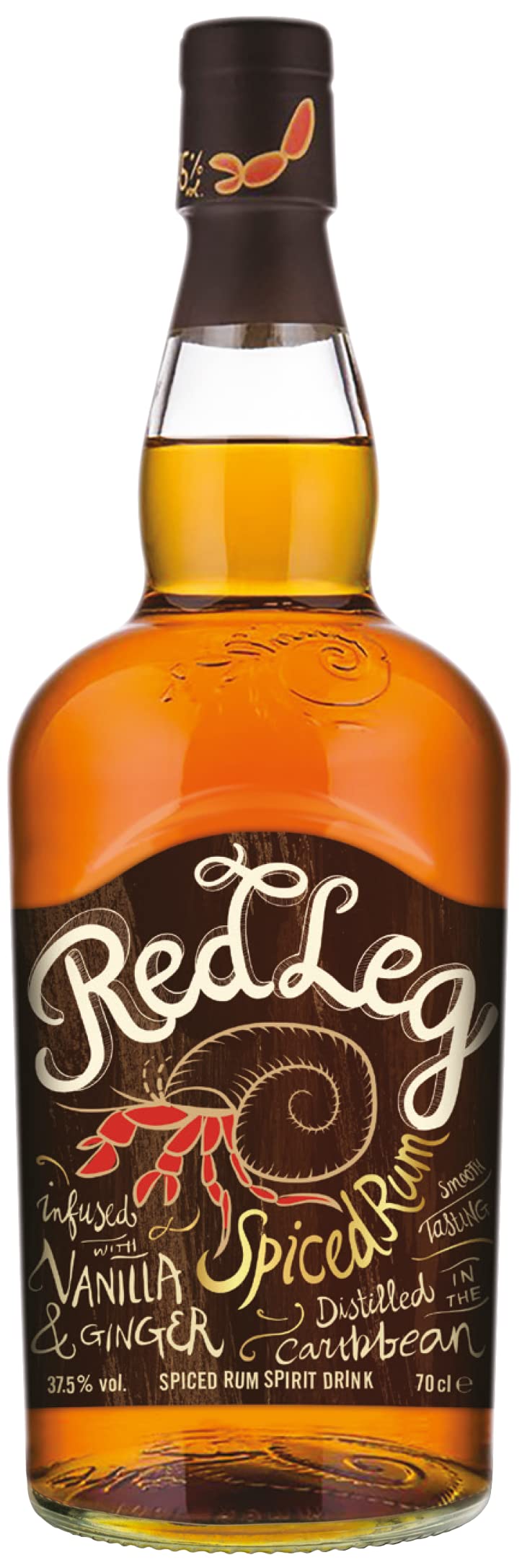 RedLeg Banana Rum - Premium aged Caribbean rum infused with banana, 70cl & Spiced Rum, 70 cl - Craft & Spiced Rum Box