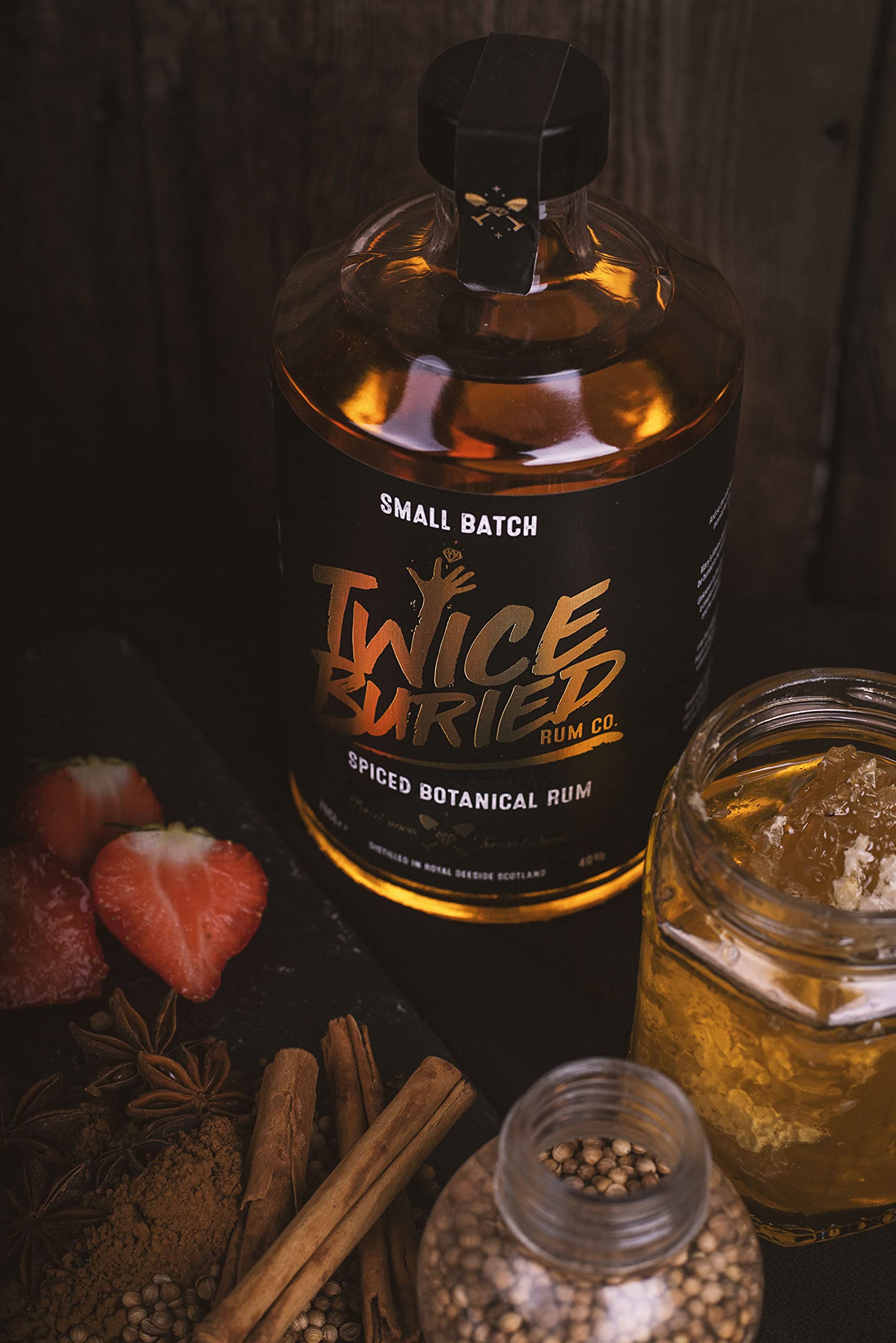 Twice Buried - 70cl Spiced Botanical Rum - Craft & Spiced Rum Box