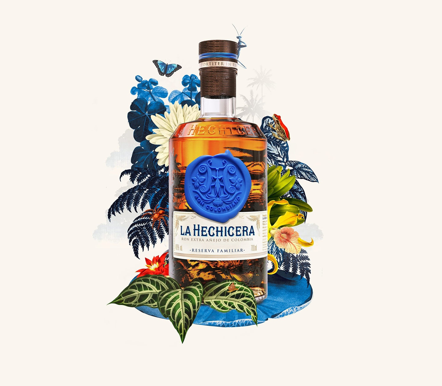 La Hechicera Serie Experimental Banana infused Rum, 70cl with Gift Box & Reserva Familiar Rum, 70cl with Gift Box - Craft & Spiced Rum Box