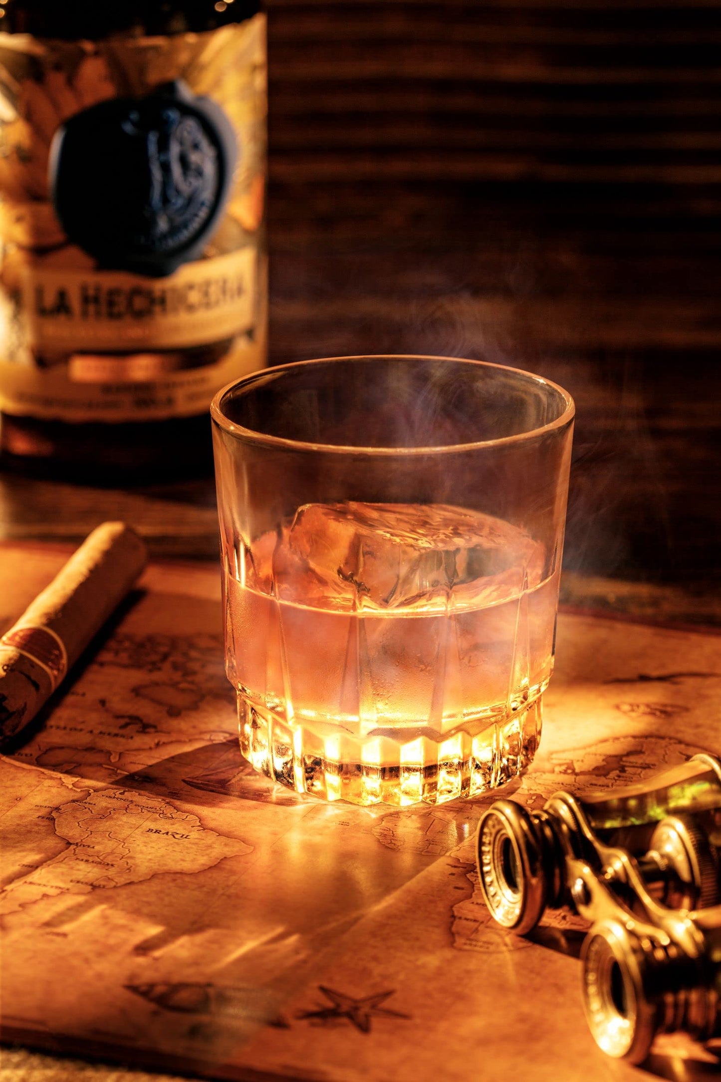 La Hechicera Serie Experimental Banana infused Rum, 70cl with Gift Box & Reserva Familiar Rum, 70cl with Gift Box - Craft & Spiced Rum Box