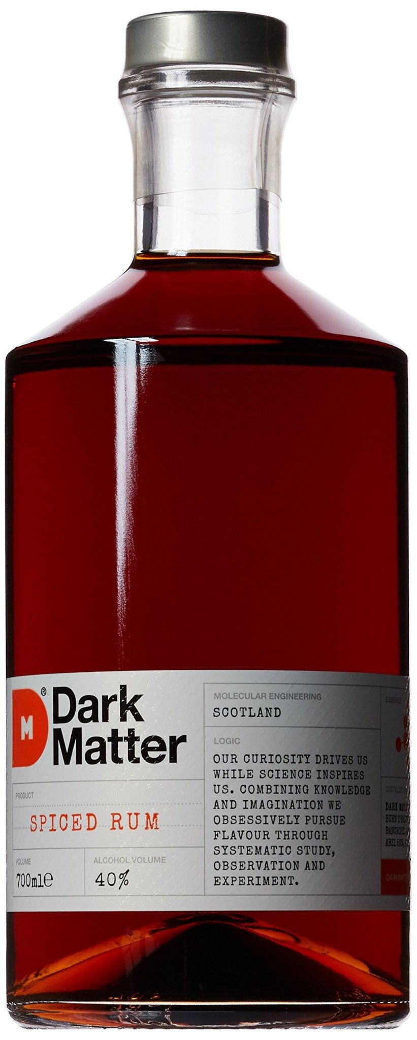 Dark Matter Spiced Rum, 70 cl & Dark Matter Spiced Mocha Liqueur, 50 cl - Craft & Spiced Rum Box