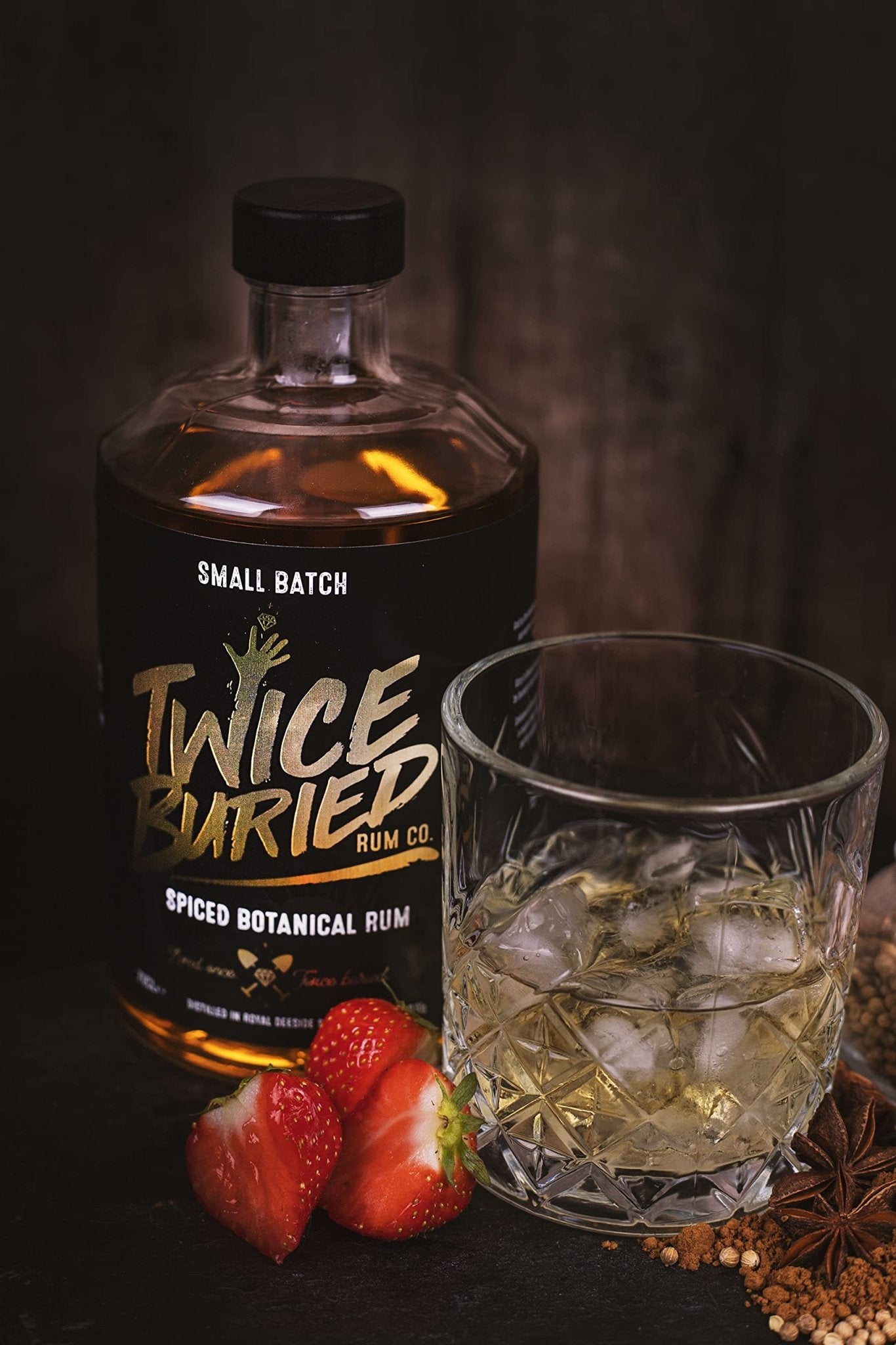 Twice Buried - 70cl Spiced Botanical Rum - Craft & Spiced Rum Box