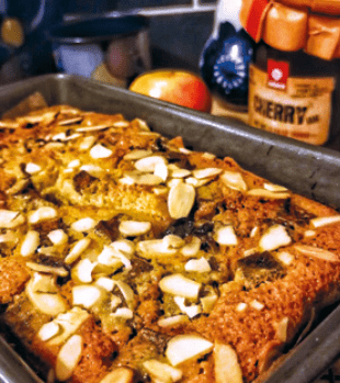 Spiced Apple, Cherry and Almond Loaf Cake - Craft & Spiced Rum Box