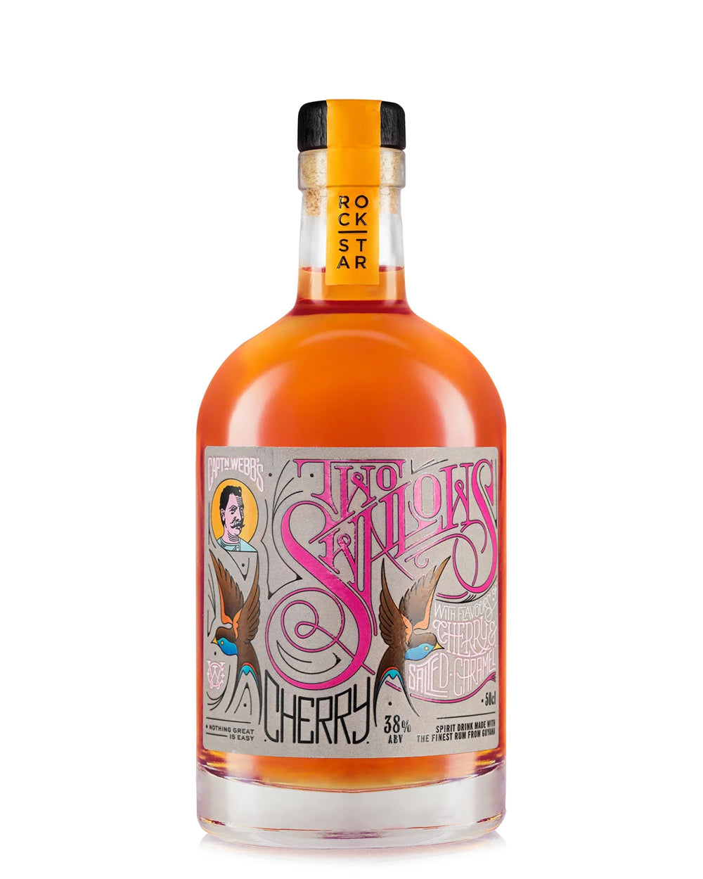 Two Swallows Cherry & Salted Caramel Spiced Rum 38% | 50cl