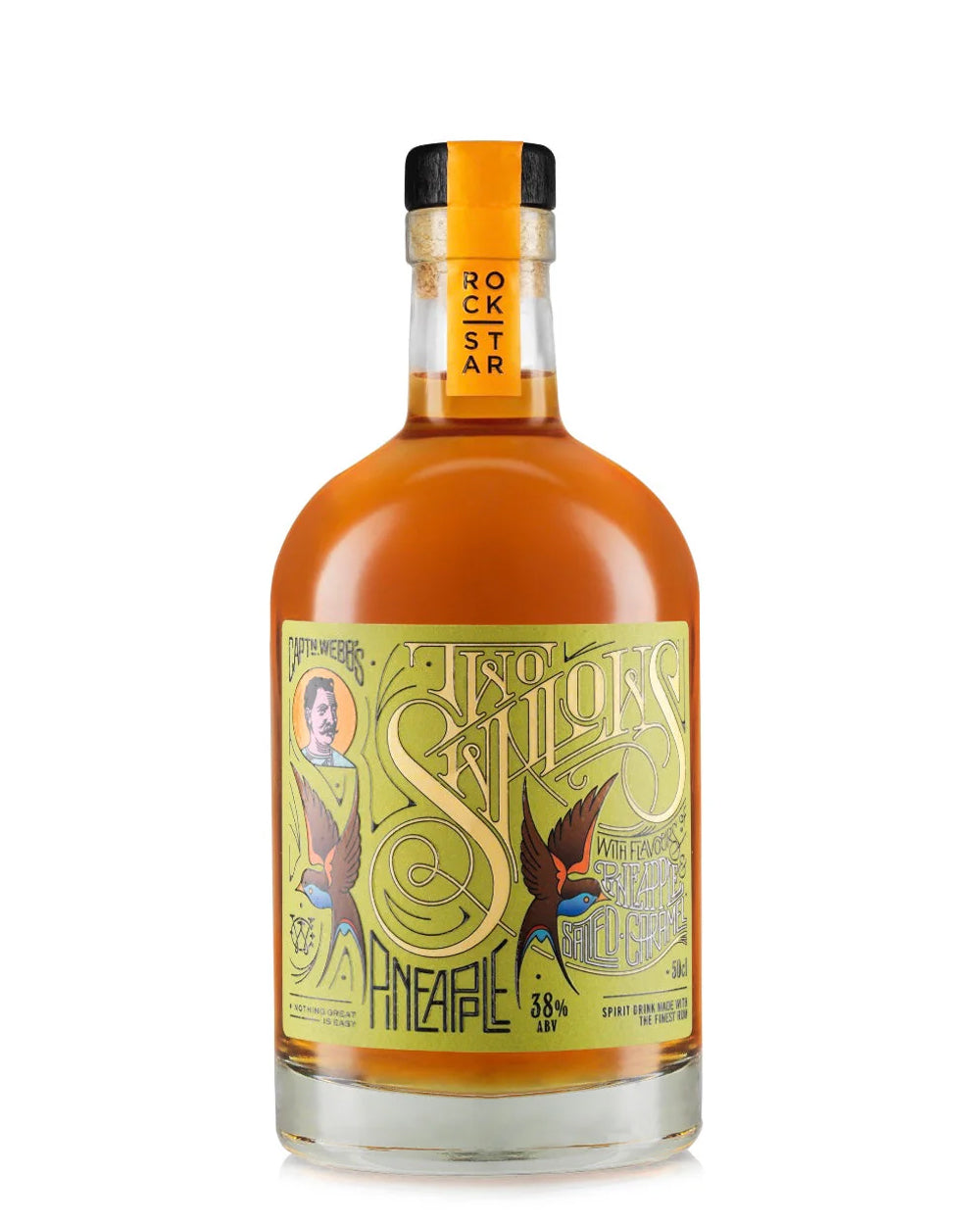 Two Swallows Pineapple & Salted Caramel Spiced Rum 38% | 50cl