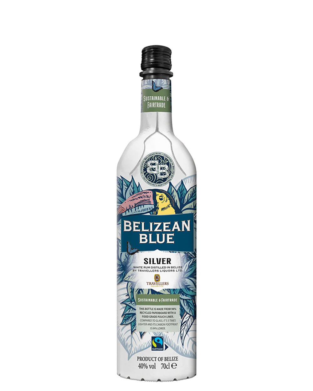 Belizean Blue Silver White Rum