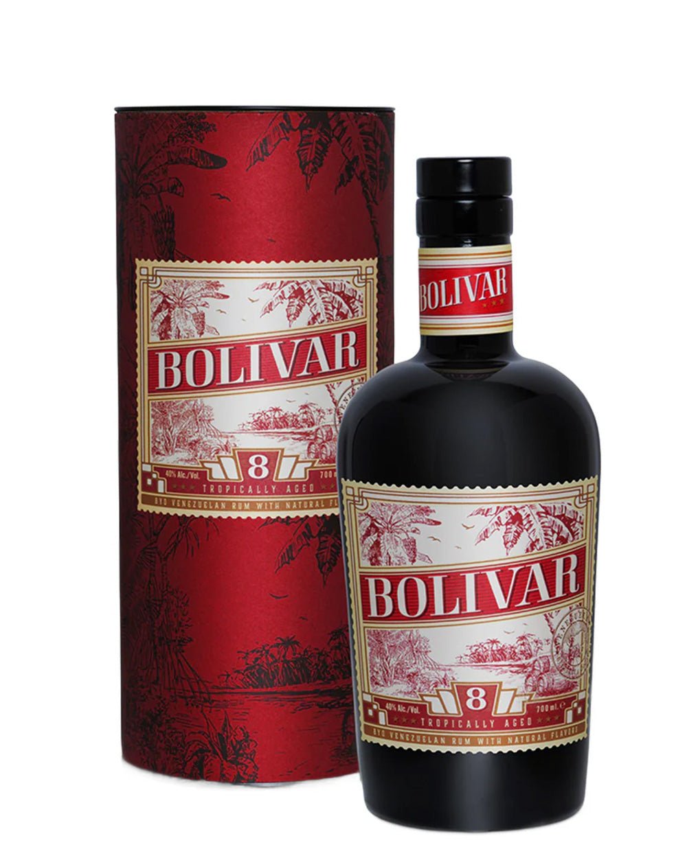 Bolivar 8 Year Old Tropically Aged Rum - Craft & Spiced Rum Box