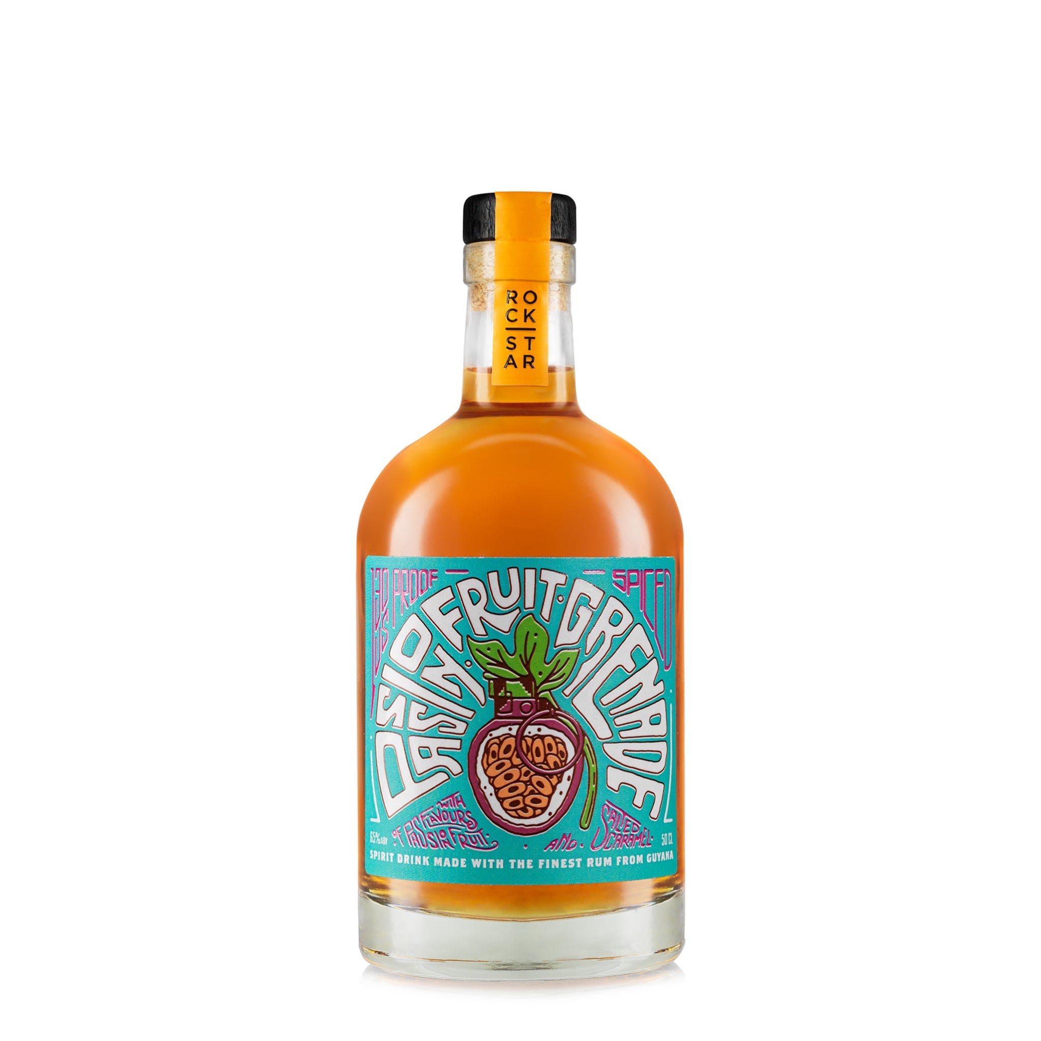 Passionfruit Grenade Passionfruit & Salted Caramel Overproof Spiced Rum