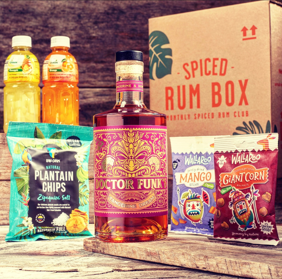 July's Spiced Rum Box -  Doctor Funk's Tangerine Dream - Spiced Rum Box