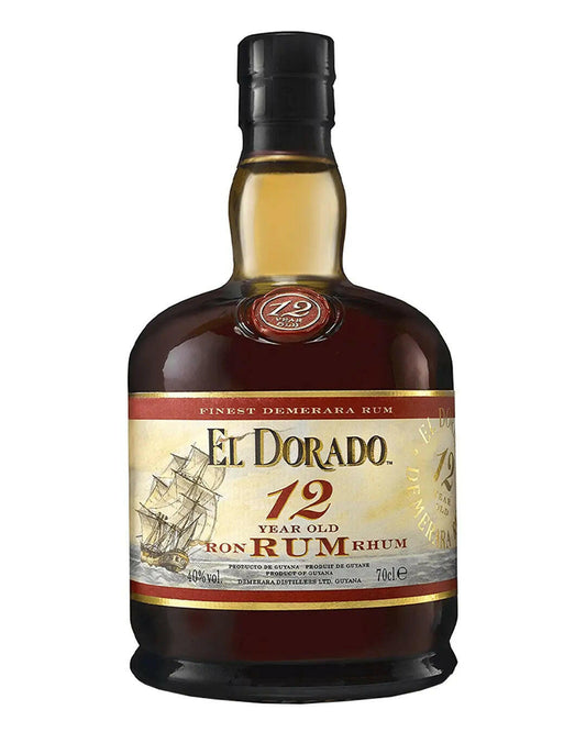 El Dorado 12 Year Old Rum |Buy online with UK delivery at Drinks Yard | www.drinksyard.co.uk