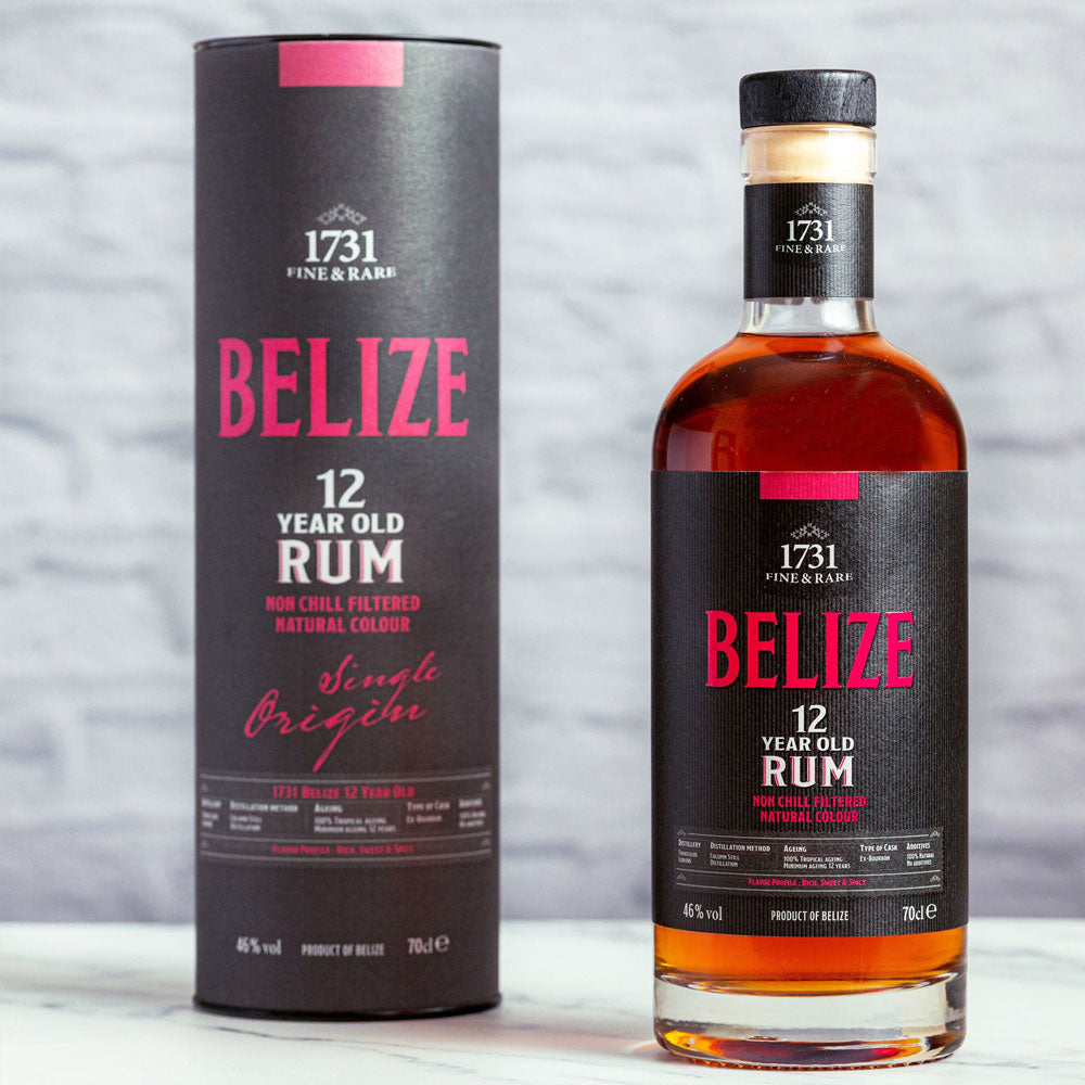 1731 Fine & Rare Belize 12 Year Old - Spiced Rum Box