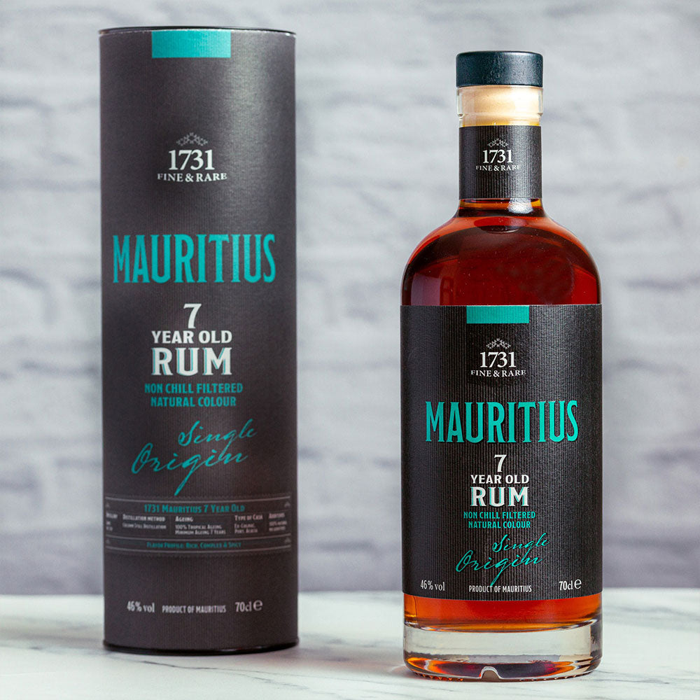 1731 Fine & Rare Mauritius 7 Year Old - Spiced Rum Box