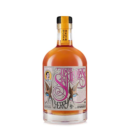 Rockstar Spirits Passionfruit Grenade Premium Overproof Spiced Rum 50cl, 65% ABV & Two Swallows Cherry Spiced Rum, 50 cl