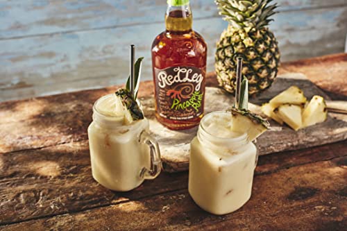 RedLeg Pineapple Rum - Premium Caribbean rum infused with pineapple, 70cl (Packaging May Vary)
