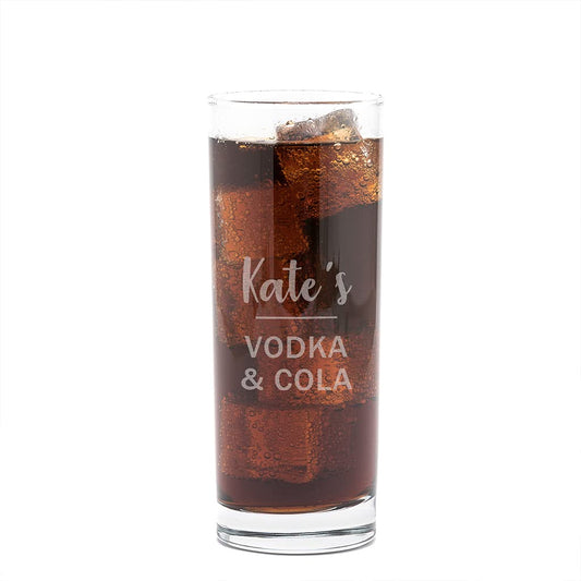 Personalised Highball Glass - Alcohol Gifts For Women - 21st Birthday Gifts For Her - Gin Rum Vodka Personalised Gifts For Women - Gifts for Women Under 20 Pounds - Craft & Spiced Rum Box
