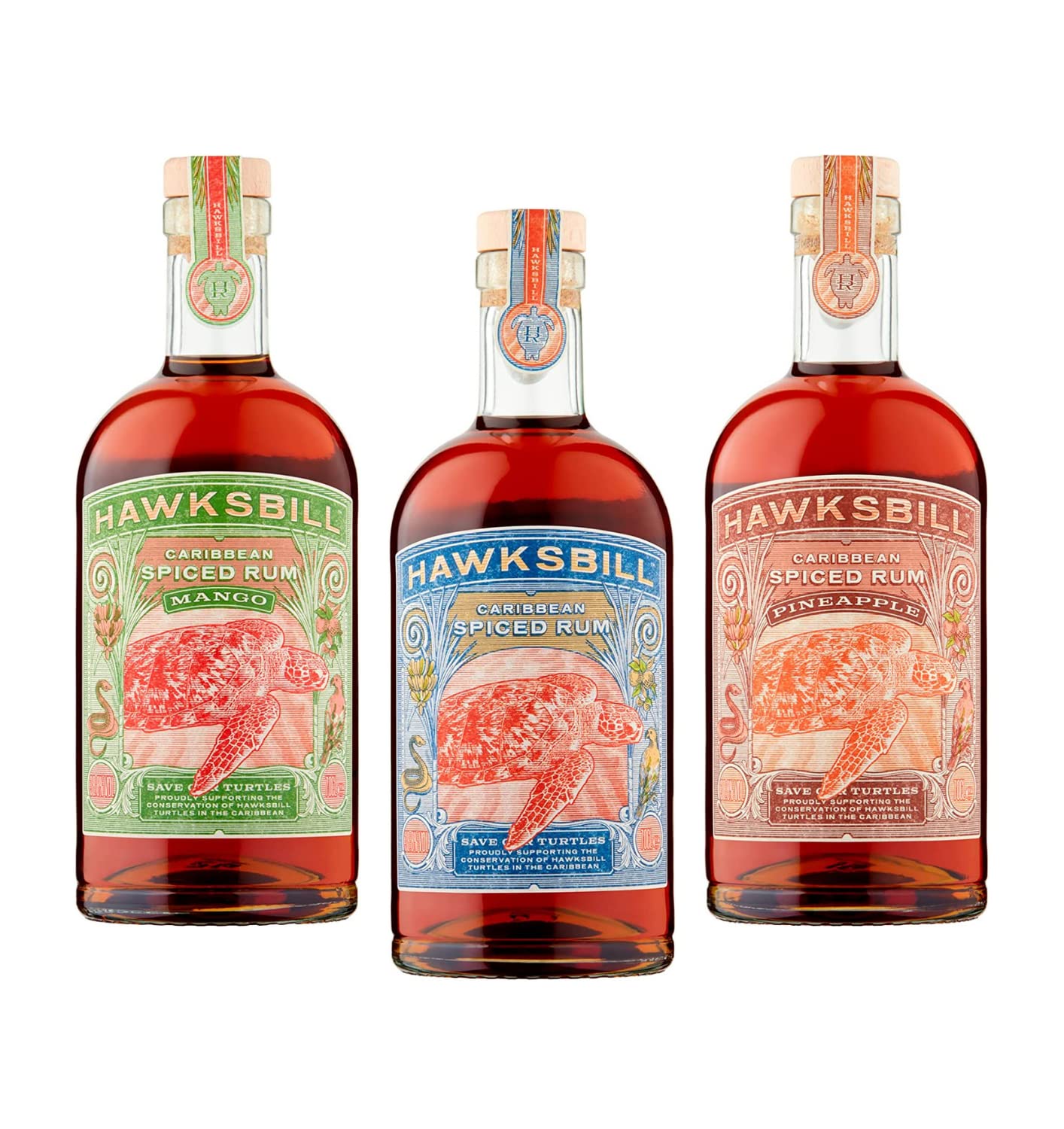 Hawksbill Spiced Rum Collection Set