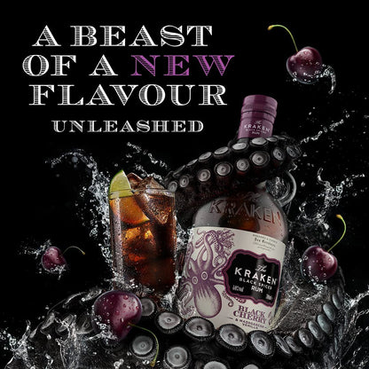 Kraken Black Cherry and Madagascan Vanilla Black Spiced Rum 70cl