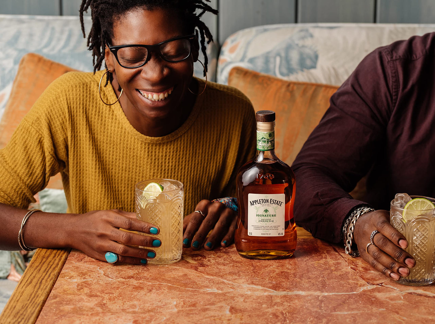 Appleton Estate Signature Jamaica Rum, 70cl & Wray and Nephew Rum 70 cl, 63% vol - White Overproof Jamaica Rum